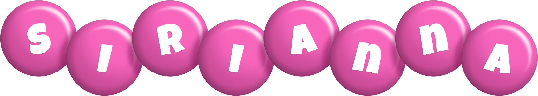 Sirianna candy-pink logo