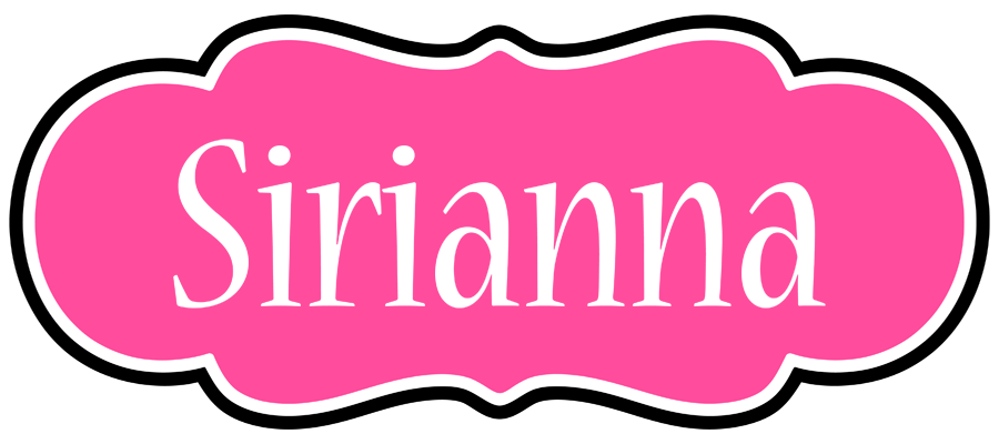 Sirianna invitation logo