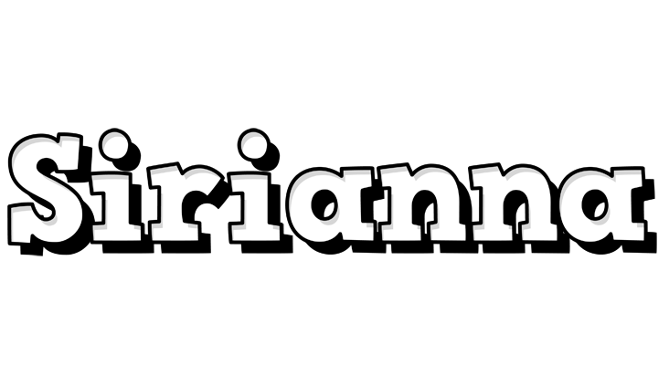 Sirianna snowing logo