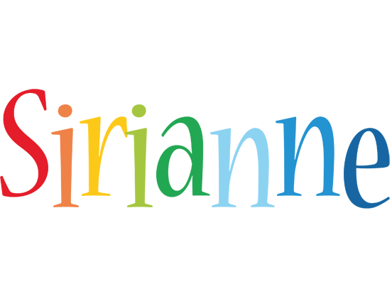 Sirianne birthday logo