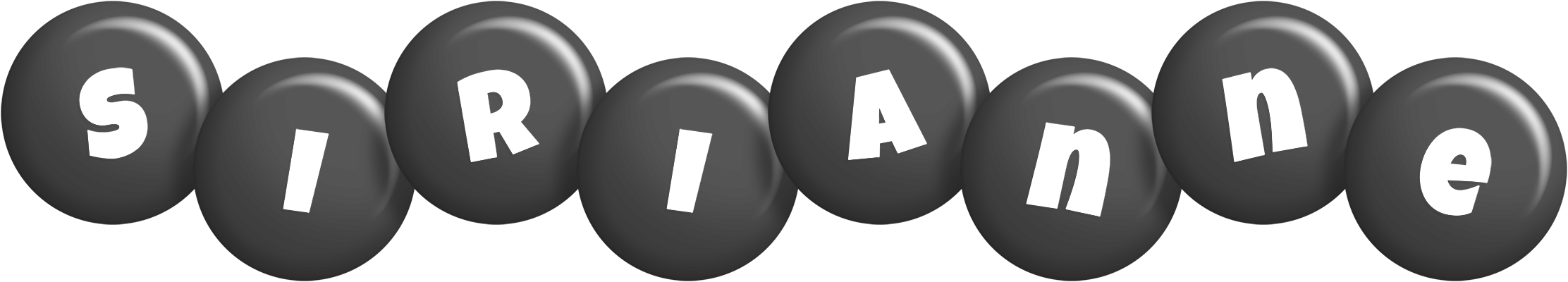 Sirianne candy-black logo