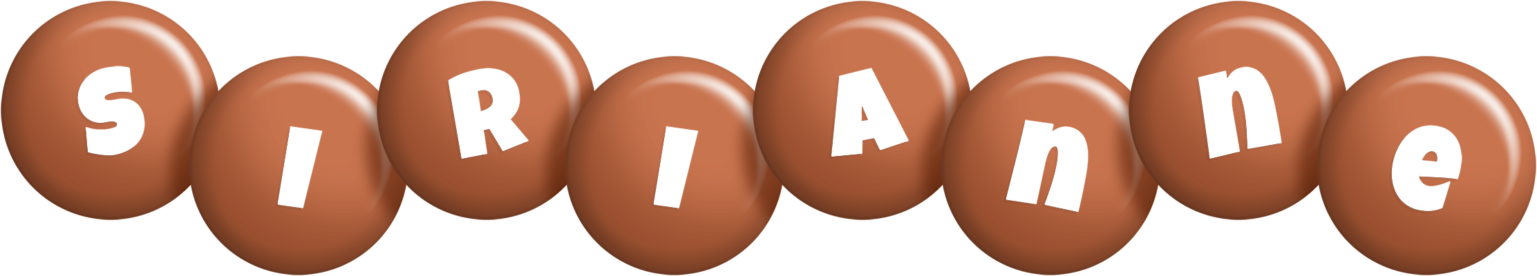 Sirianne candy-brown logo