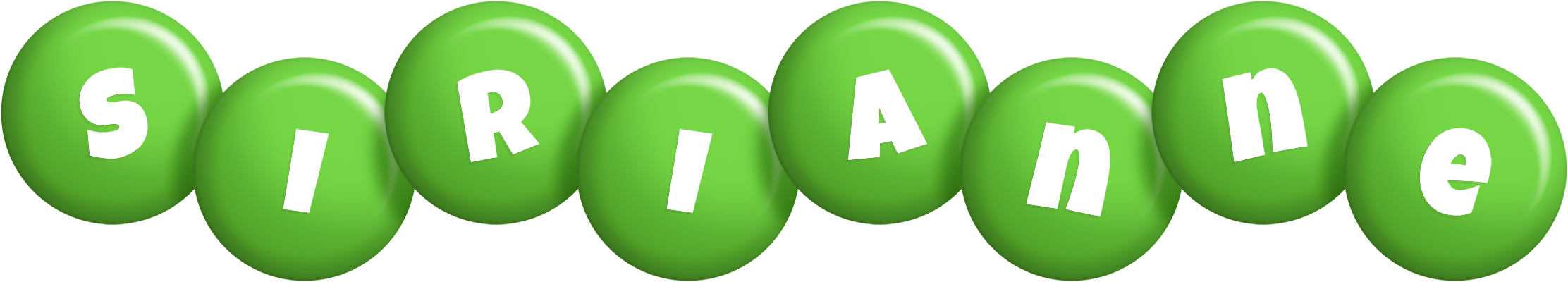 Sirianne candy-green logo