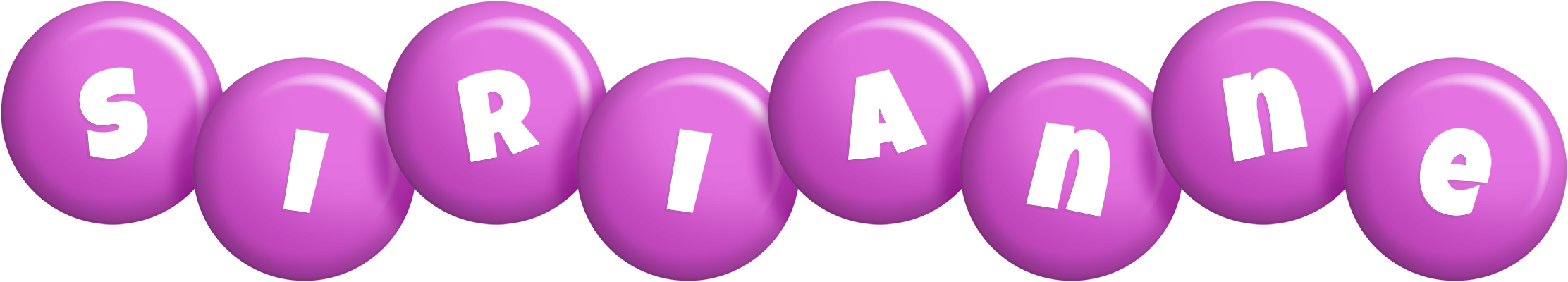 Sirianne candy-purple logo