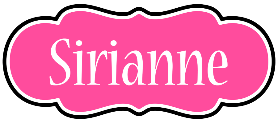 Sirianne invitation logo