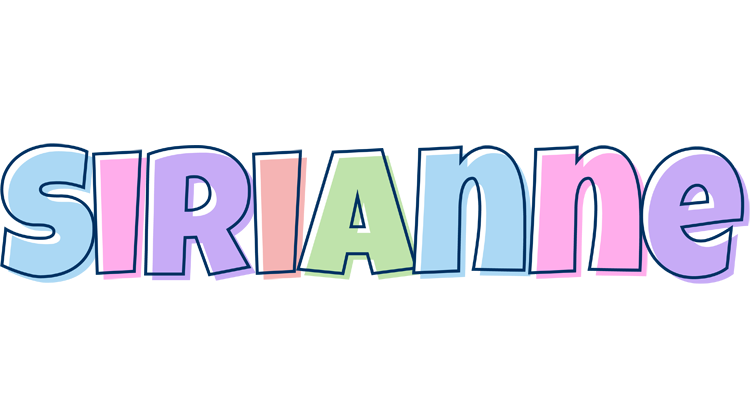 Sirianne pastel logo