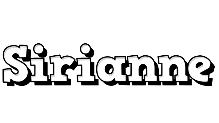 Sirianne snowing logo