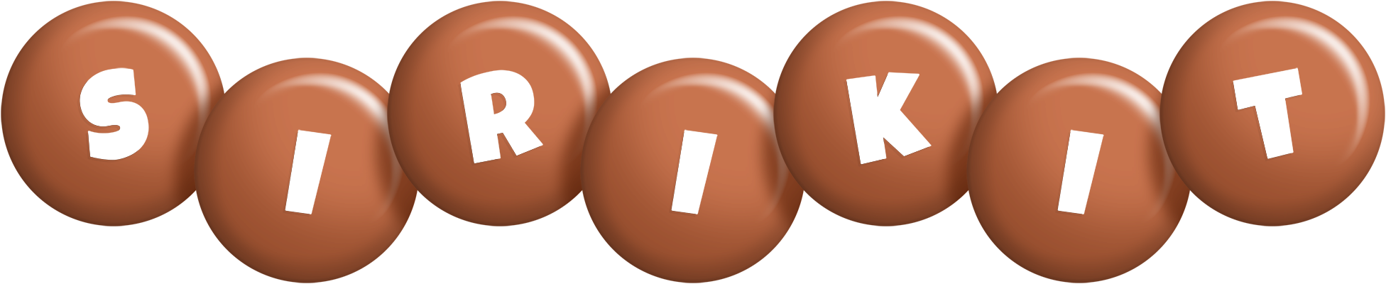 Sirikit candy-brown logo