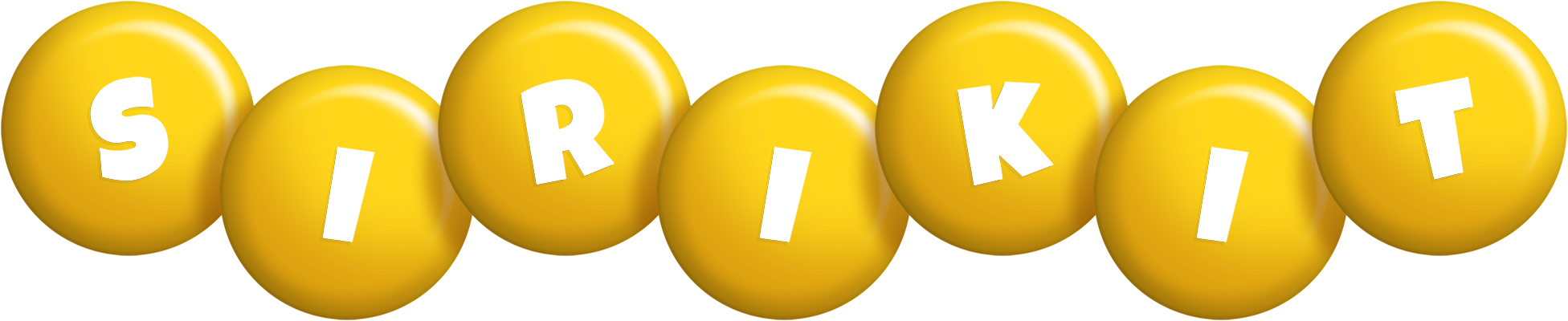 Sirikit candy-yellow logo