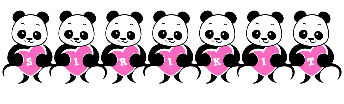 Sirikit love-panda logo