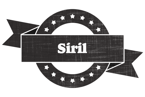Siril grunge logo