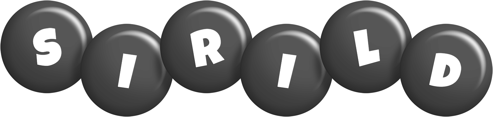 Sirild candy-black logo