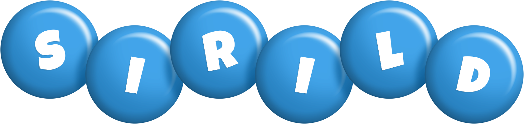 Sirild candy-blue logo