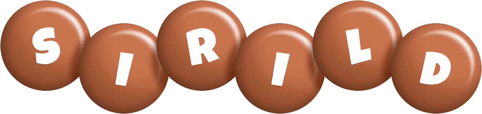 Sirild candy-brown logo