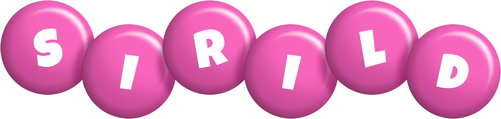 Sirild candy-pink logo