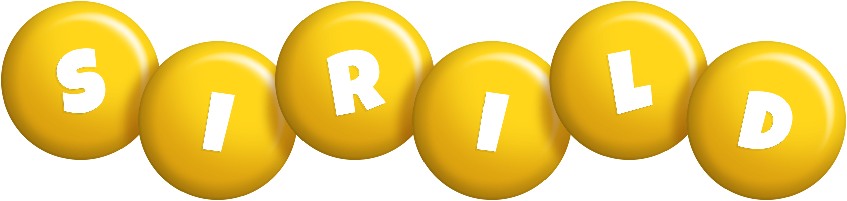 Sirild candy-yellow logo