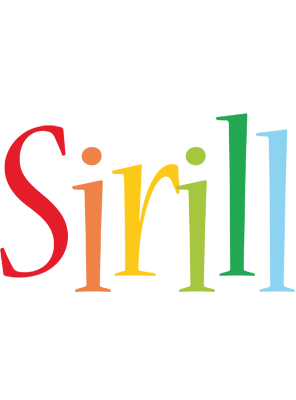 Sirill birthday logo