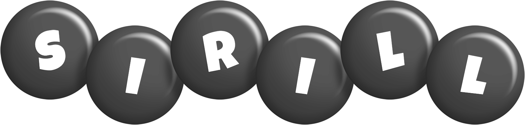 Sirill candy-black logo