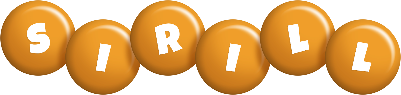 Sirill candy-orange logo