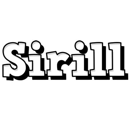 Sirill snowing logo