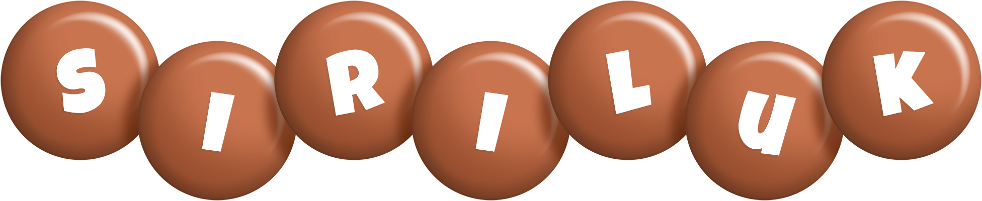 Siriluk candy-brown logo