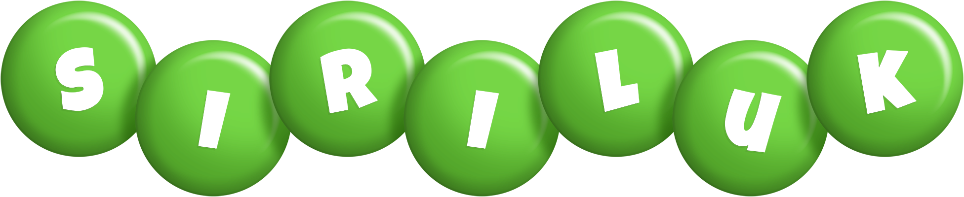 Siriluk candy-green logo