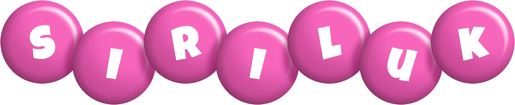 Siriluk candy-pink logo