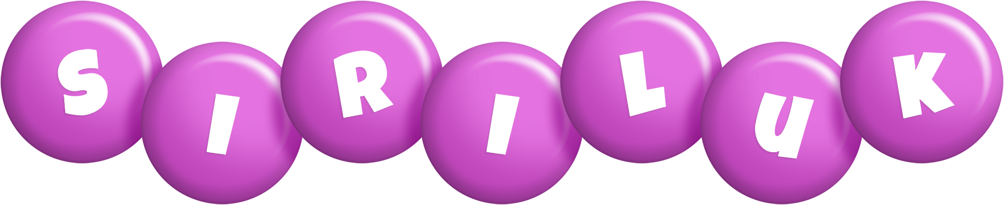 Siriluk candy-purple logo