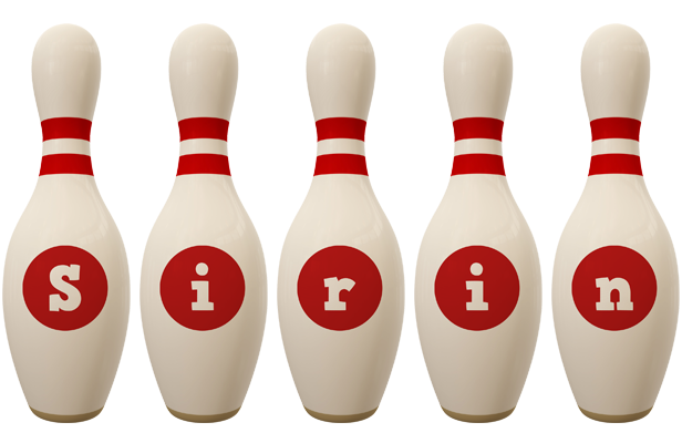 Sirin bowling-pin logo