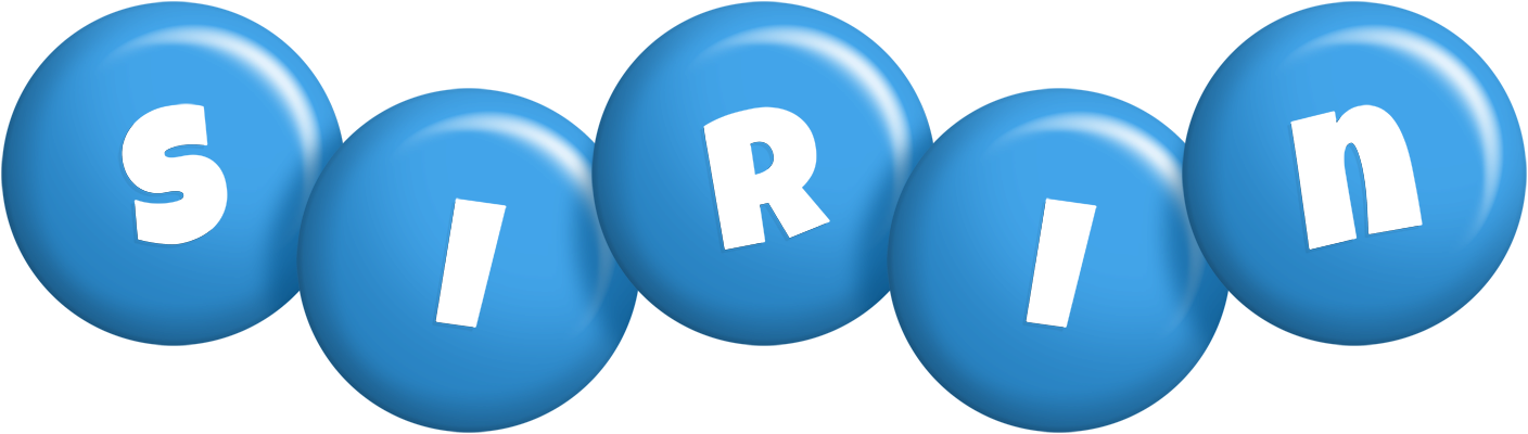 Sirin candy-blue logo