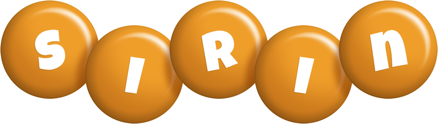 Sirin candy-orange logo