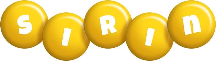 Sirin candy-yellow logo