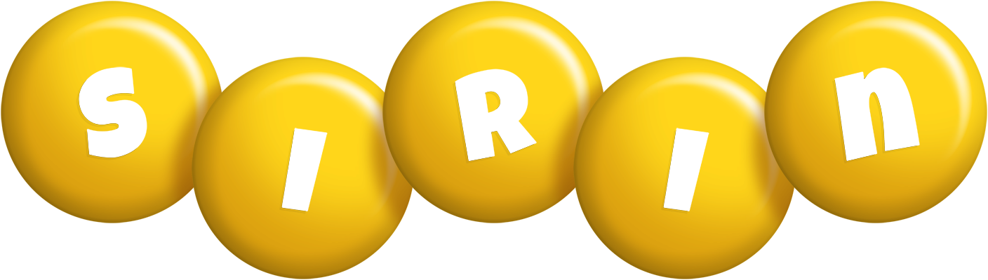 Sirin candy-yellow logo