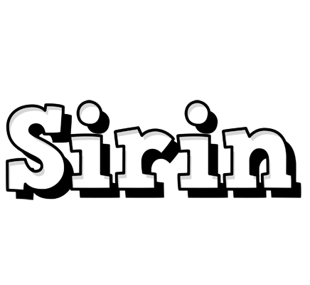 Sirin snowing logo