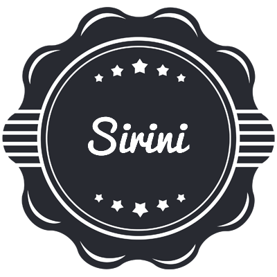 Sirini badge logo