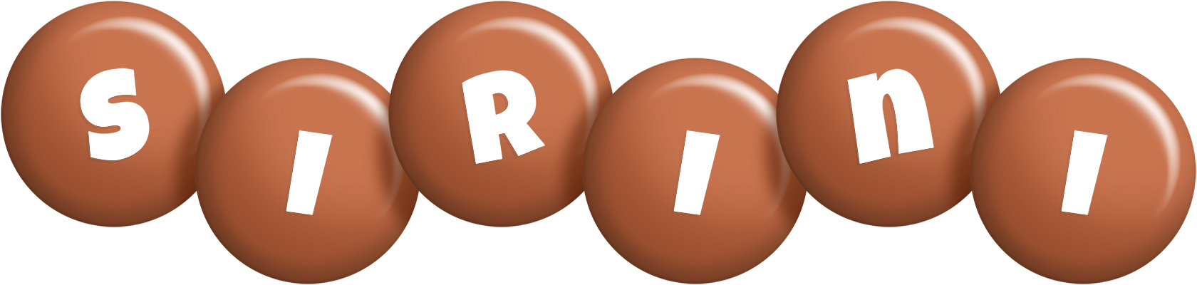 Sirini candy-brown logo