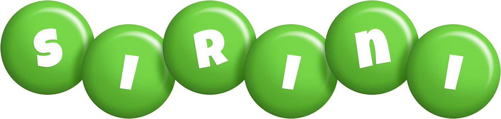Sirini candy-green logo