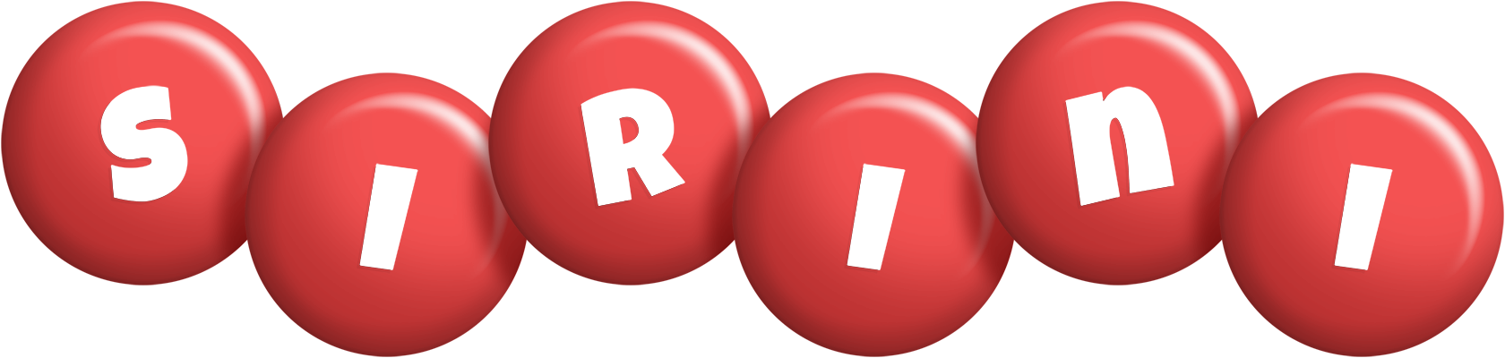 Sirini candy-red logo