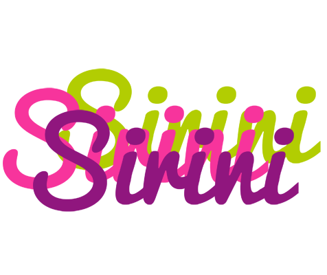 Sirini flowers logo