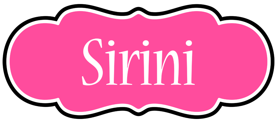Sirini invitation logo