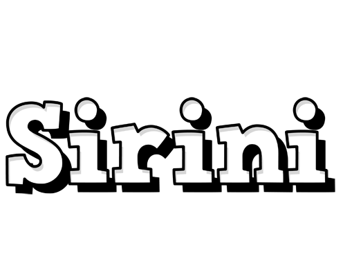 Sirini snowing logo
