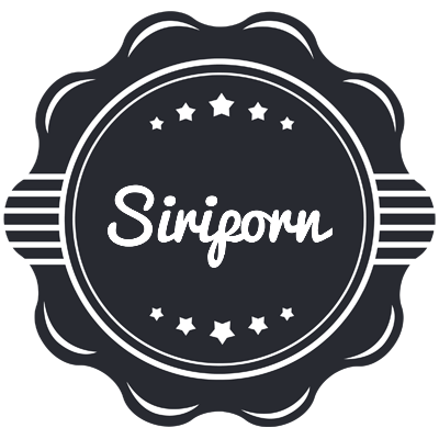 Siriporn badge logo