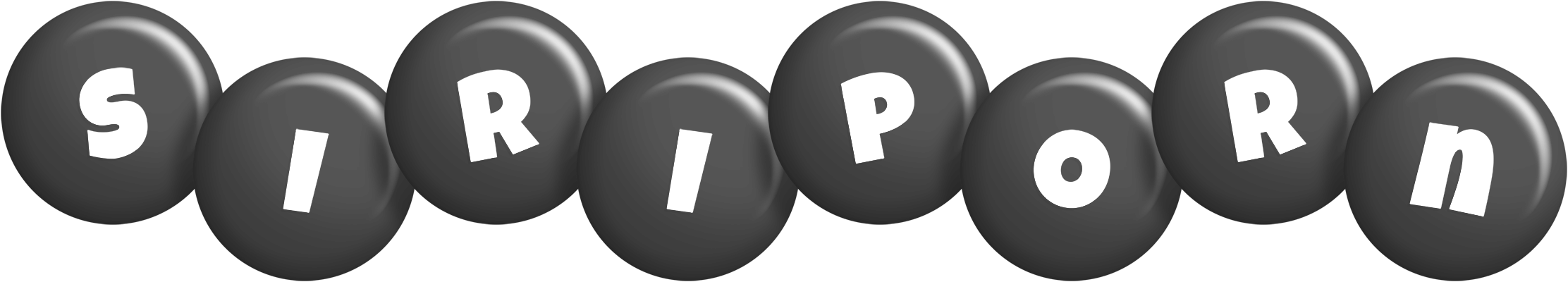 Siriporn candy-black logo