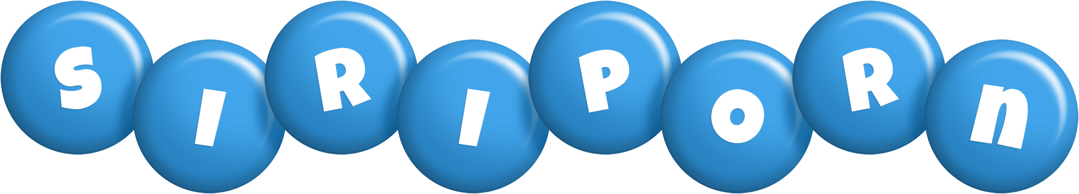 Siriporn candy-blue logo