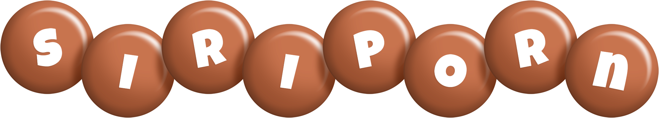 Siriporn candy-brown logo