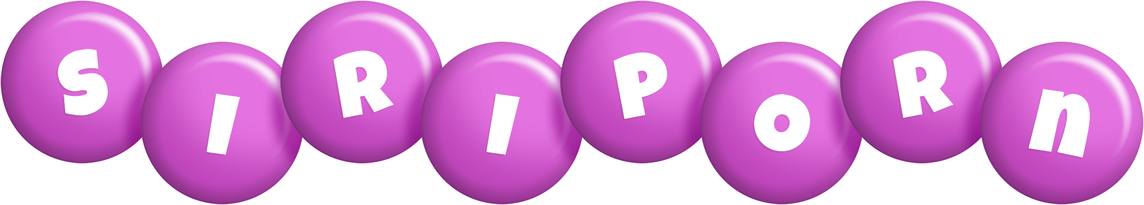 Siriporn candy-purple logo
