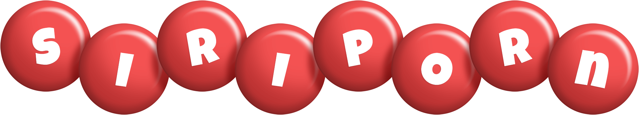 Siriporn candy-red logo