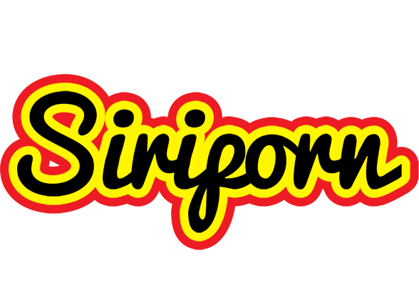 Siriporn flaming logo