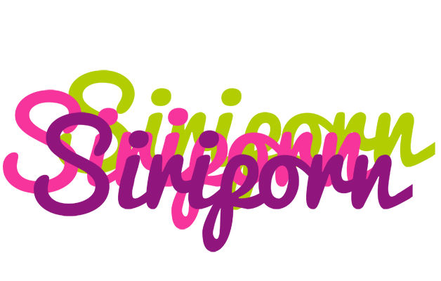 Siriporn flowers logo