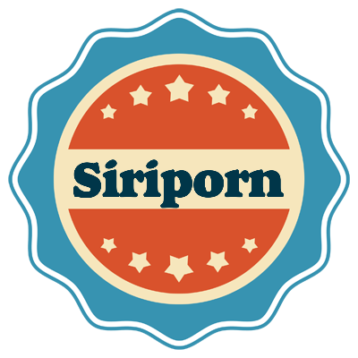 Siriporn labels logo